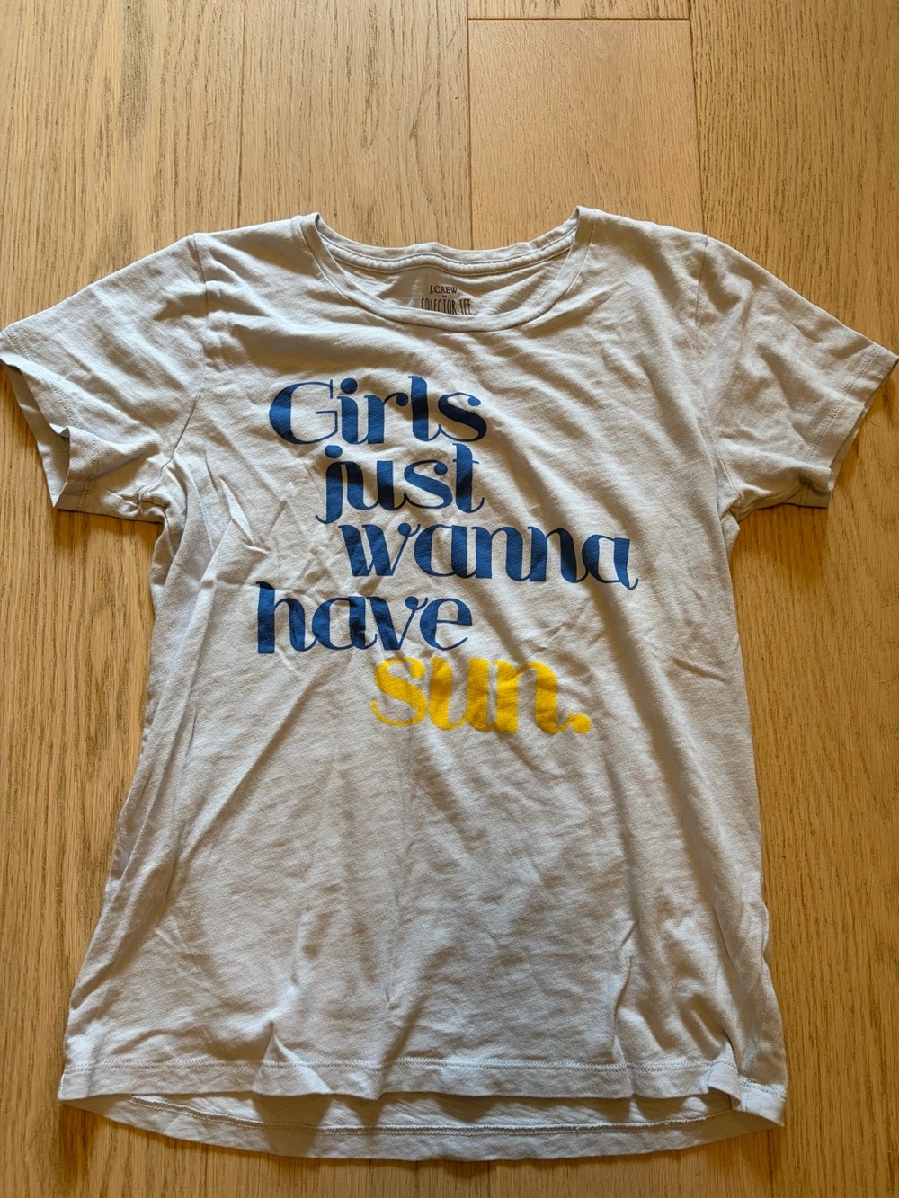 J Crew Collectors Girls Just Wanna Have Sun Tee